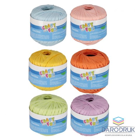 Craft With Fun Rafia mix 20m Craft With Fun (554230)