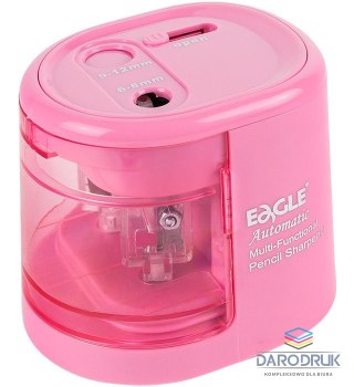 Eagle Temperówka elektryczna różowa na baterie różowa Eagle (EG-5161USB)