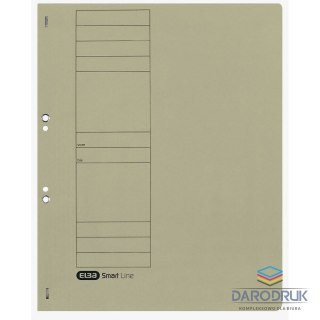Elba Skoroszyt A4 oczkowy szary karton 250g Elba (100551873)