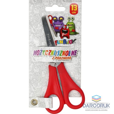 Fun&Joy Nożyczki z podziałką 13cm Fun&Joy (FJS1002)