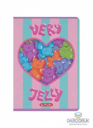 Herlitz Zeszyt A5 Jelly 16k. 70g kratka Herlitz (400206372)