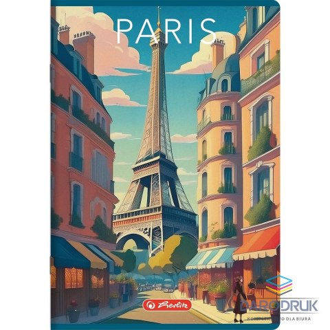 Herlitz Zeszyt A5 Retro City 60k. 70g krata Herlitz (400196845)