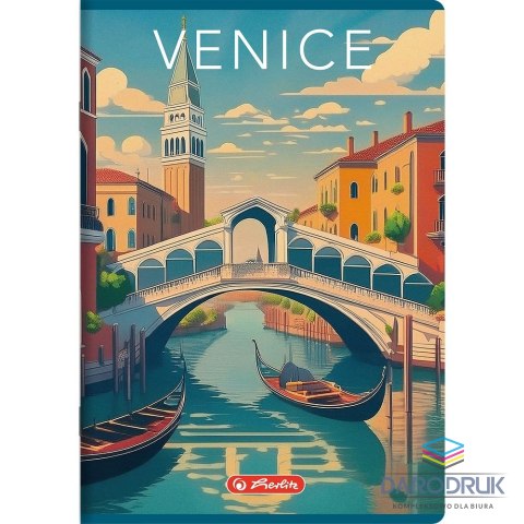 Herlitz Zeszyt A5 Retro City 60k. 70g krata Herlitz (400196845)