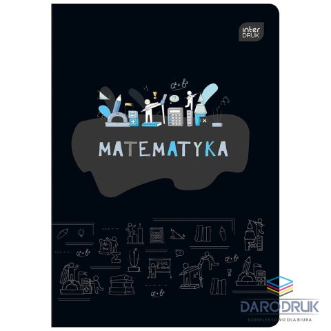 Interdruk Zeszyt tematyczny A5 60k. 70g krata Interdruk (ZE60#MATFSC)
