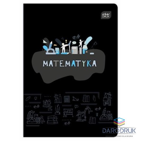 Interdruk Zeszyt tematyczny A5 60k. 70g krata Interdruk (ZE60#MATFSC)