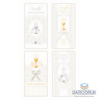 Kartka składana DL Exclusive Satyna Komunia (5902221808234)