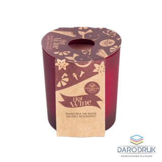 Pavoncella Świeczka ozdobna Powąchaj mnie Hot wine 130g Pavoncella (5906492907146)