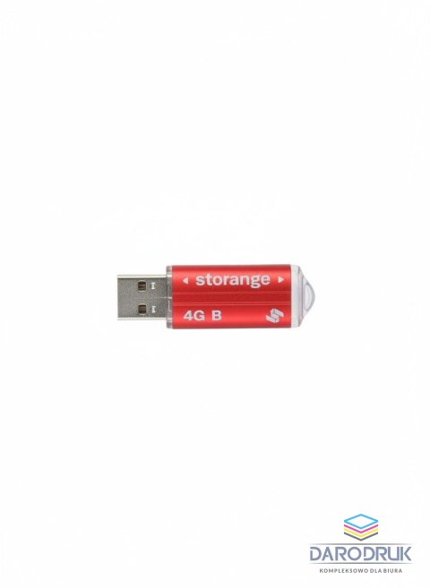 Storange Pendrive Red 4GB Storange (STORANPEN4GBRED2.0)