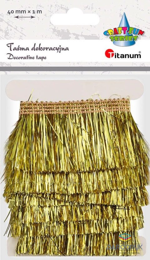 Titanum Ozdoba piankowa Craft-Fun Series Taśma plastikowe frędzle Titanum (23BR1218-5)