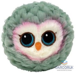 Ty Pluszak Beanie Bouncers piłka Sowa Ptak Feathers [mm:] 90 Ty (TY83085)