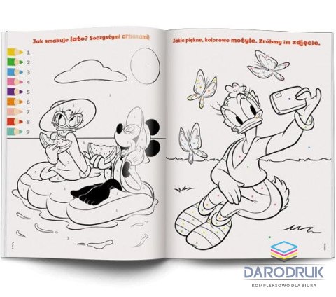Ameet Książka dla dzieci Minnie. Kolorowanka według kodu Ameet (KKO 9105)