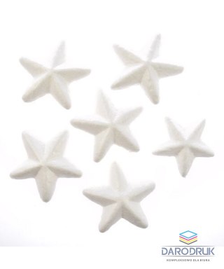 Arpex Ozdoba styropianowa gwiazdki 7 cm, 6 szt. Arpex (BN0530)
