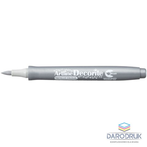 Artline Marker specjalistyczny srebr metaliczny decorite wkład srebrny pędzelek końcówka Artline (AR-035 9 8)