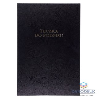Barbara Teczka do podpisu A4 czarny 8k. Barbara (1822203)