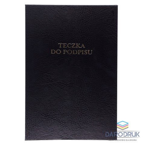 Barbara Teczka do podpisu A4 czarny 8k. Barbara (1822203)