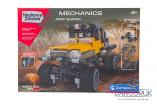Clementoni Klocki konstrukcyjne Laboratorium Mechaniki Jeep Safari Clementoni (CLM50123)