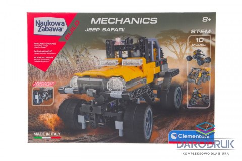 Clementoni Klocki konstrukcyjne Laboratorium Mechaniki Jeep Safari Clementoni (CLM50123)