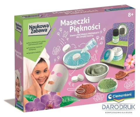 Clementoni Zestaw kreatywny dla dzieci Naukowa zabawa Maseczki Clementoni (50901)