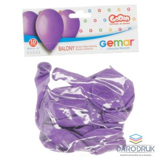 Godan Balon gumowy BALON PASTEL pastelowy fiolet 10cal Godan (G90/49/10)