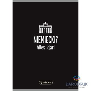 Herlitz Zeszyt A5 Jęz. Niemiecki 9577396 60k. krata Herlitz (400197994)