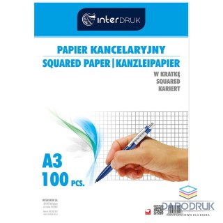Interdruk Papier kancelaryjny A3 krata [mm:] 297x420 Interdruk (PAKA100)