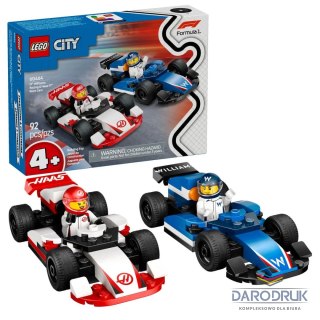 Lego Klocki konstrukcyjne City F1® Bolidy Williams Racing i Haas F1® Lego (60464)
