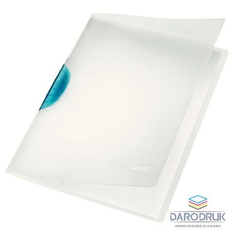 Leitz Skoroszyt A4 ColorClip Magic niebieska jasna PVC PCW Leitz (41740030)