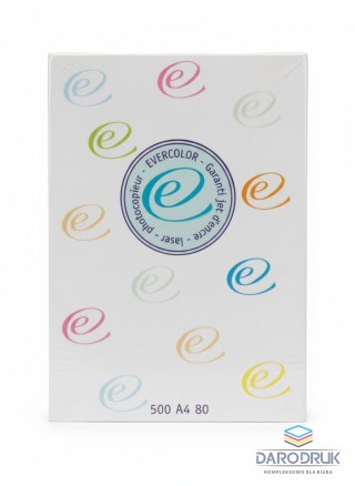 Papier kolorowy A4 niebieska 500k. 80g