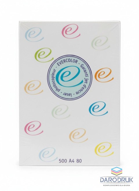 Papier kolorowy A4 niebieska 500k. 80g
