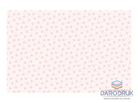 Partydeco Obrus łapki papier [mm:] 1200x1800 Partydeco (OBP2)