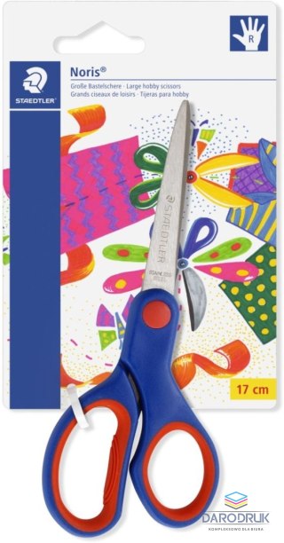 Staedtler Nożyczki noris 17cm Staedtler (S 965 17 NBK)