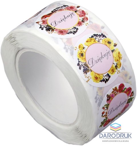 Titanum Naklejka (nalepka) Craft-Fun Series napis Dziękuję Naklejki na rolce Titanum (25JT002)