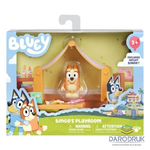 Tm Toys Figurka Bluey Blue Mini Zestaw Pokój Zabaw Tm Toys (BLU13017)