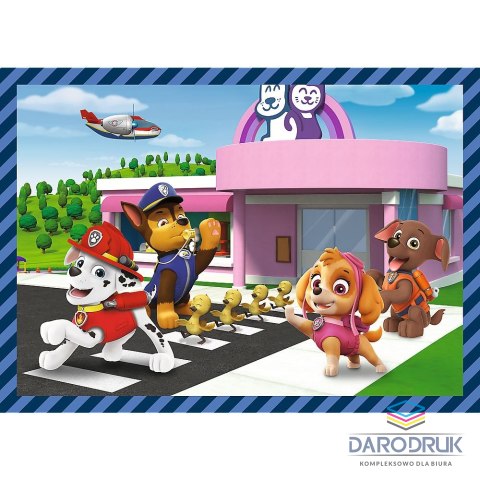 Trefl Puzzle Paw Patrol Psie sprawy 4w1 el. Trefl (34650)