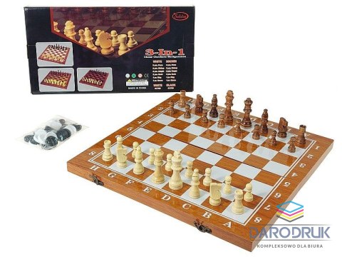 Adar Gra logiczna szachy drewniane 3w1 Adar (614512)