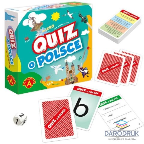 Alexander Gra edukacyjna QUIZ o Polsce Alexander (8645)