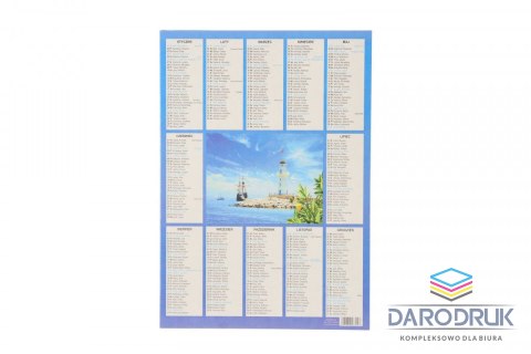 Darrieus Kalendarz ścienny plakietka 240mm x 340mm Darrieus