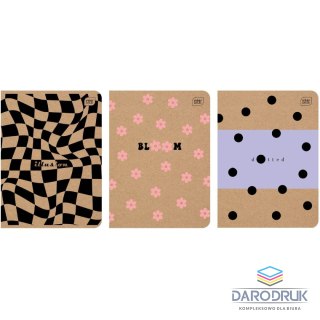 Interdruk Zeszyt B5 HS Kraft 2 B5 60# 60k. 70g krata Interdruk (A5/ 60 #)