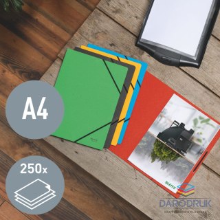Leitz Teczka kartonowa na gumkę recycle A4 niebieska 430g Leitz (39080035)