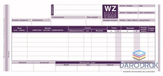 Michalczyk i Prokop Druk samokopiujący 1/3 A4 Wydanie materiału na zewnątrz 80k. Michalczyk i Prokop (351-8)