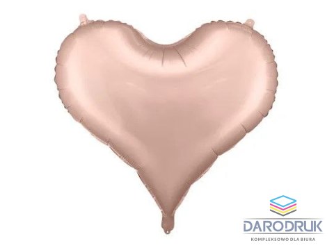 Partydeco Balon foliowy Serce, 75x64,5 cm, różowe złoto Partydeco (FB141S-019R)