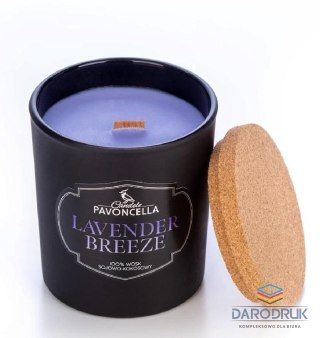 Pavoncella Świeczka ozdobna Classico Lavender Breeze czarna 135 g Pavoncella (5905711530080)