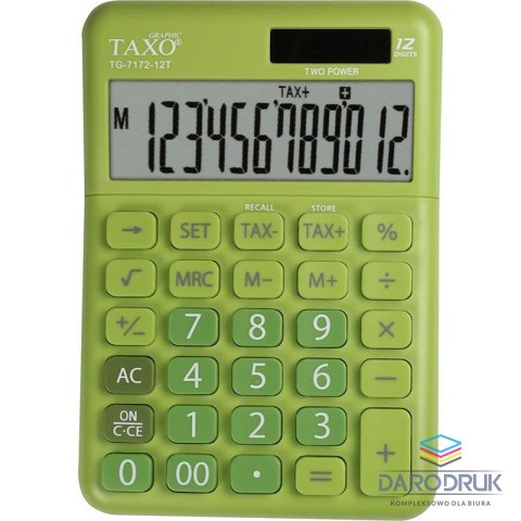 Taxo Graphic Kalkulator na biurko Taxo Graphic (TG-7172-12T)