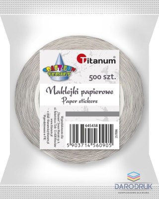 Titanum Naklejka (nalepka) Craft-Fun Series Śnieżynki złote Naklejki na rolce Titanum (25JT006)