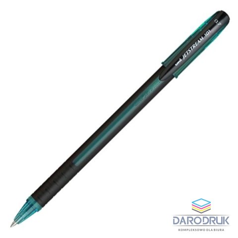 Uni Długopis kulkowy UNI-101 Jetstream zielony