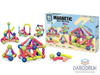 Adar Klocki magnetyczne 84 elementy Adar (606944)