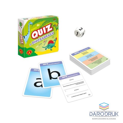 Alexander Gra edukacyjna QUIZ O DINOZAURACH Alexander