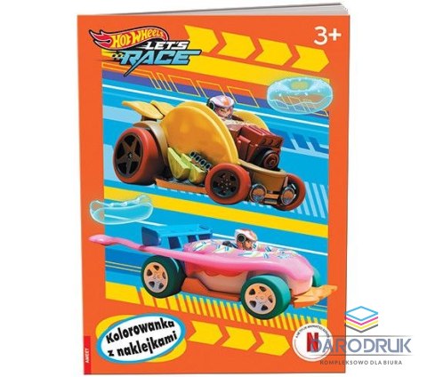 Ameet Książka dla dzieci Hot Wheels™ Kolorowanka z Naklejkami Ameet (NA-1601)