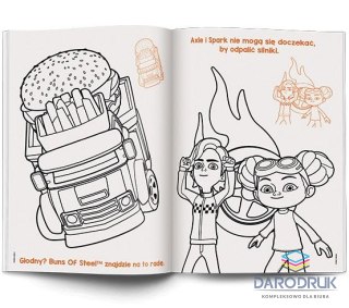 Ameet Książka dla dzieci Hot Wheels™ Kolorowanka z Naklejkami Ameet (NA-1601)