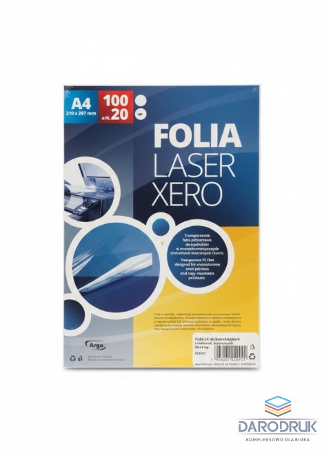 Argo Folia do prezentacji A4 lx laser xero Argo (413037)